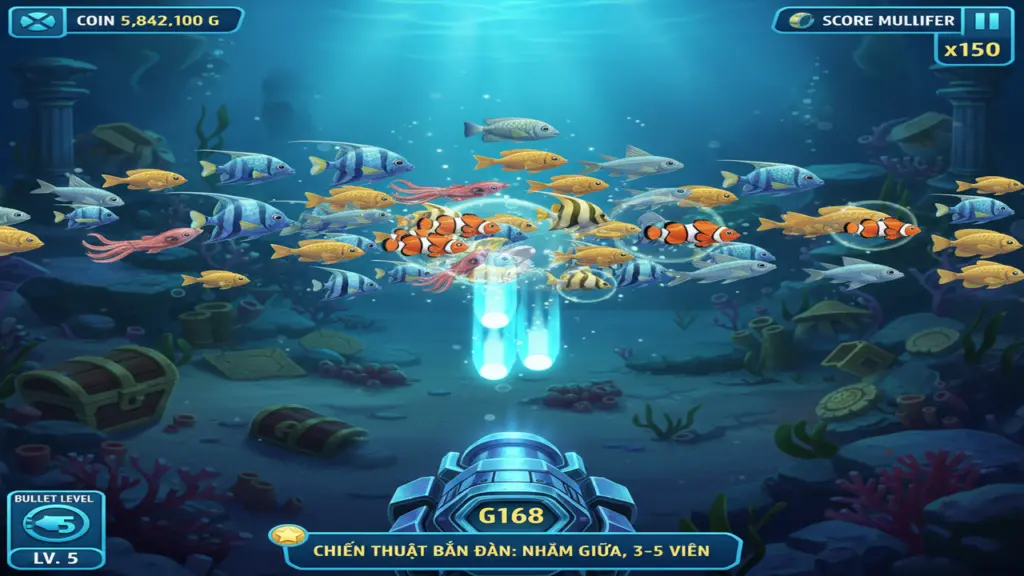 Chiến thuật bắn cá theo đàn G168