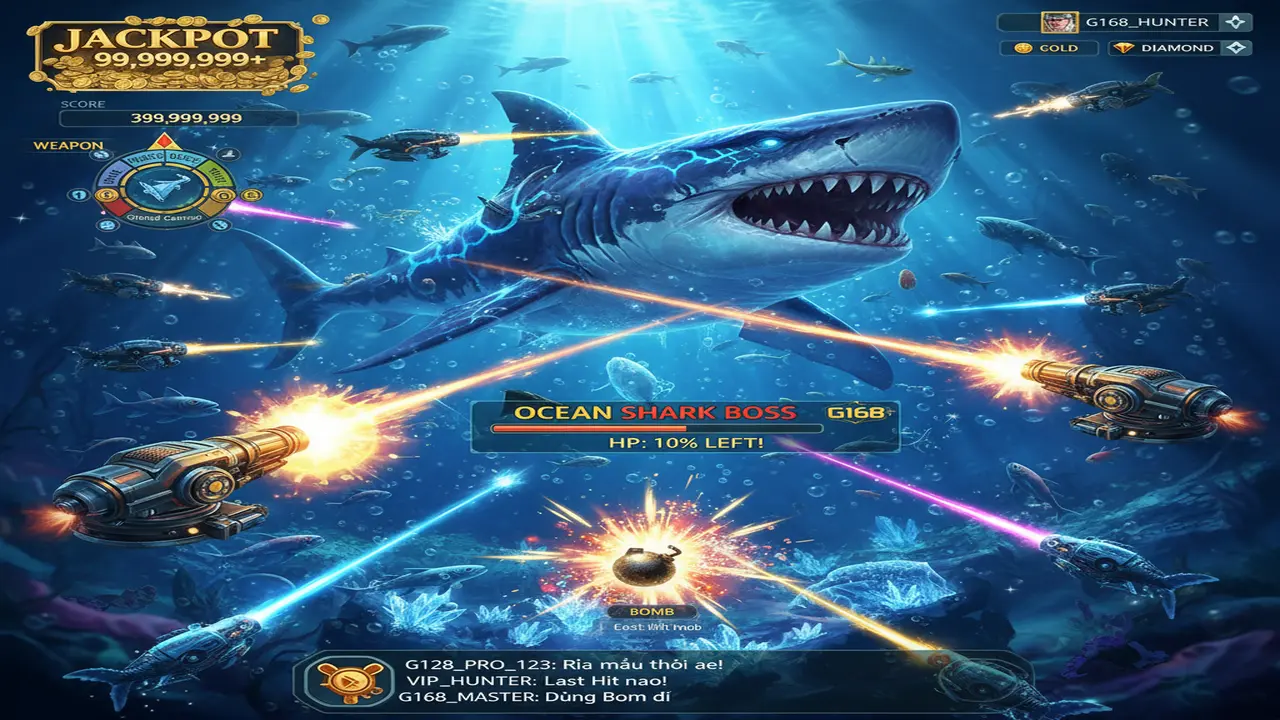 Bí kíp săn cá mập đại dương G168