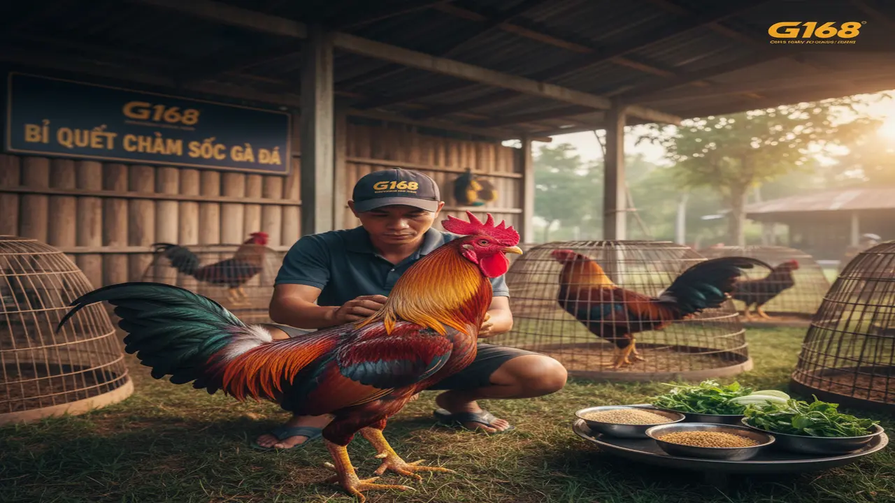 Cách chăm sóc gà đá khỏe G168