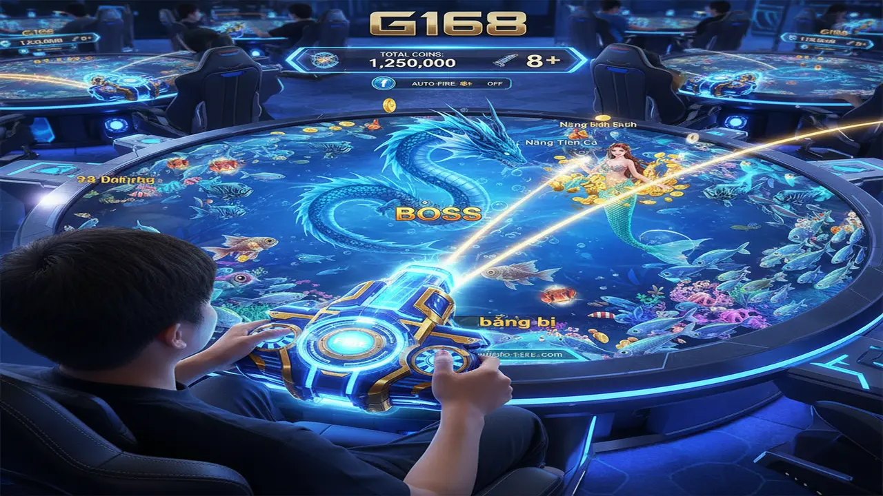 Cách dùng súng bắn cá tối ưu G168