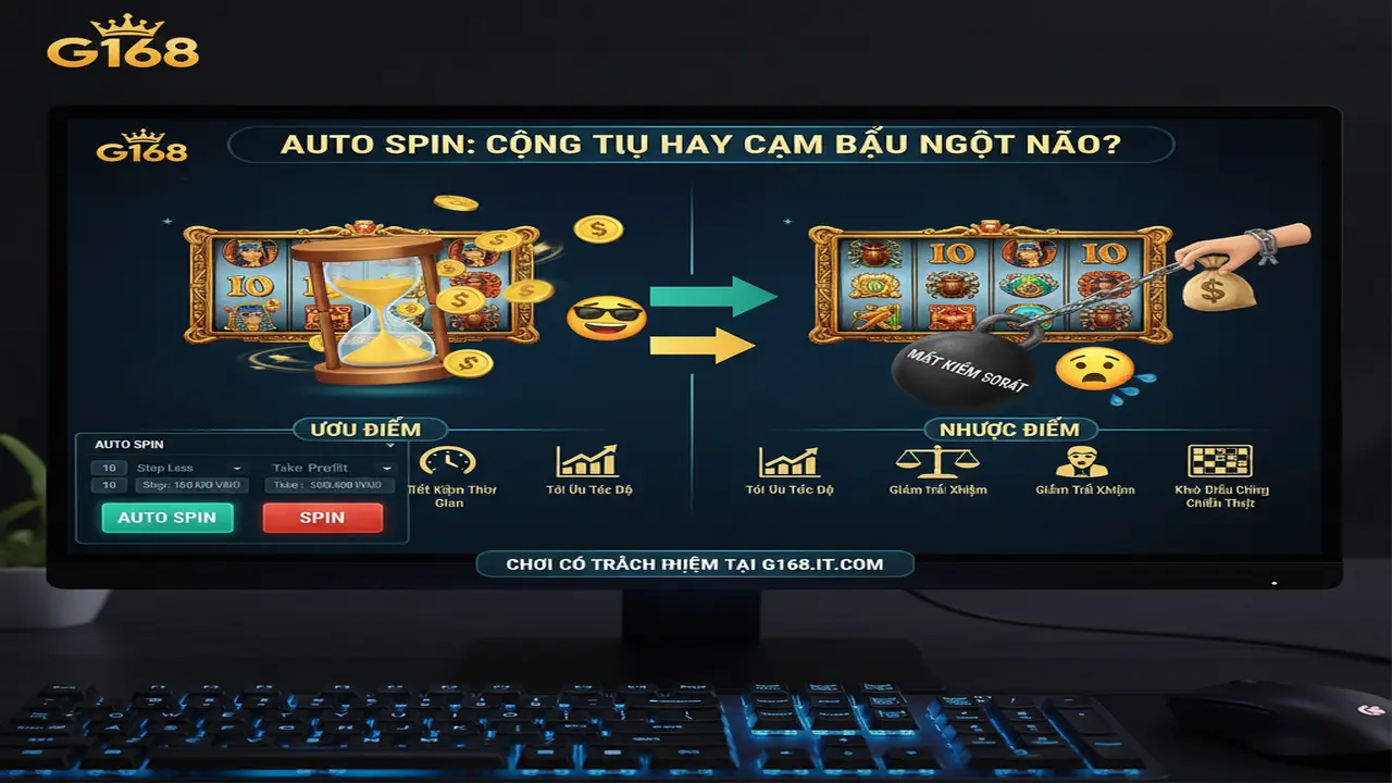 Có nên chơi Auto Spin không? G168
