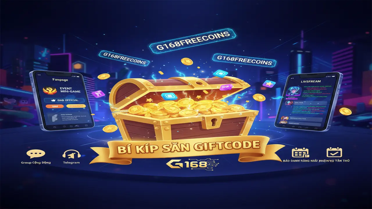 Hướng dẫn săn Giftcode free G168