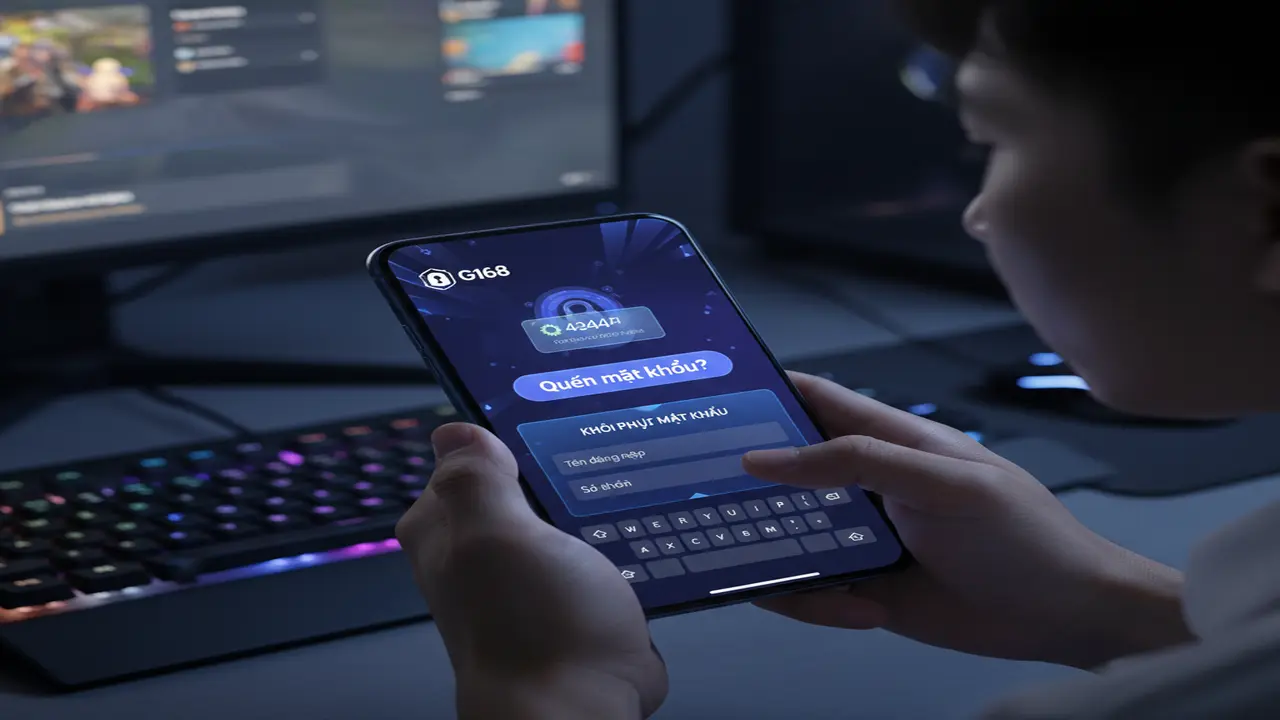 Cách lấy lại mật khẩu G168
