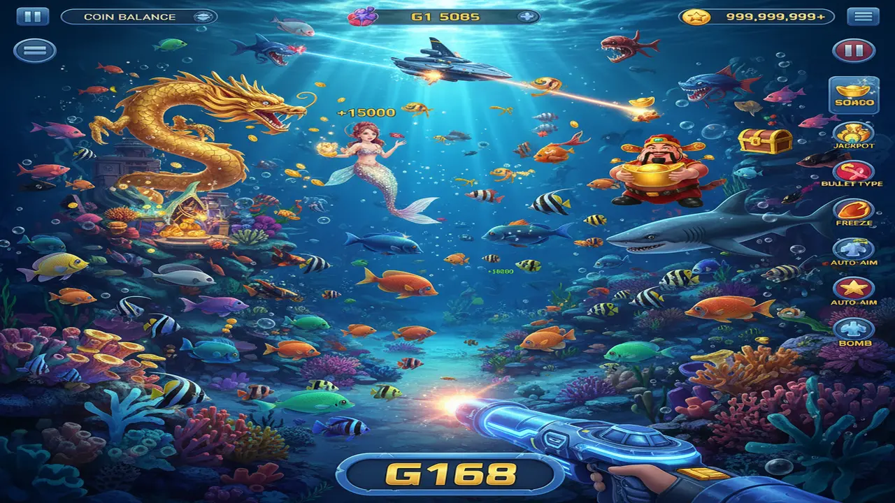 Top 5 sảnh Bắn Cá đổi thưởng G168