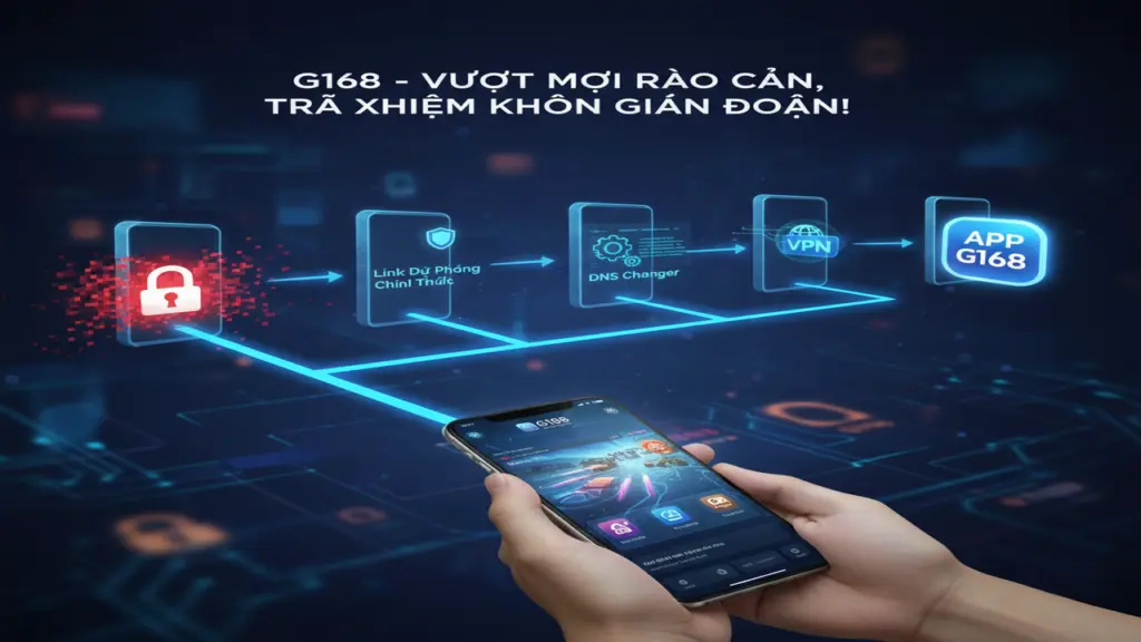 Cách vào link game không chặn G168