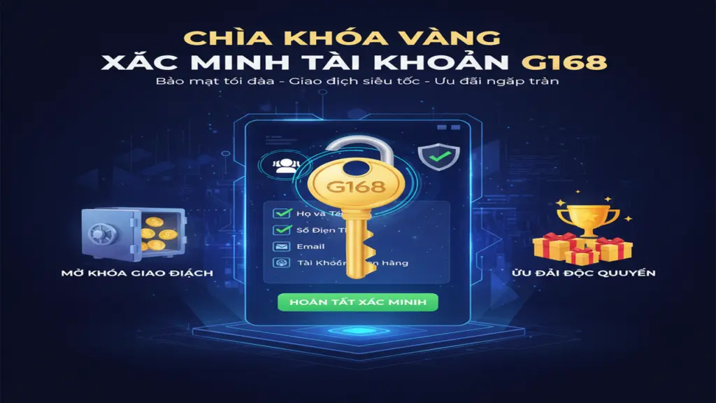 Xác minh tài khoản G168